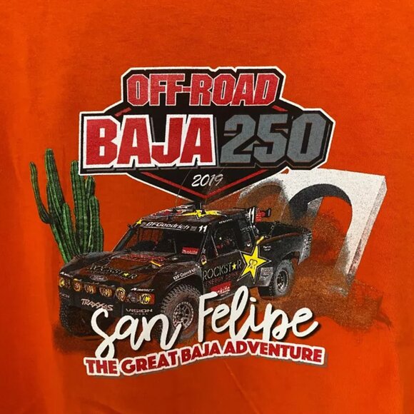 Racing Shirt Men L Off-Road Baja 250 2019 San Filipe The Great Baja Adventure - Picture 5 of 6